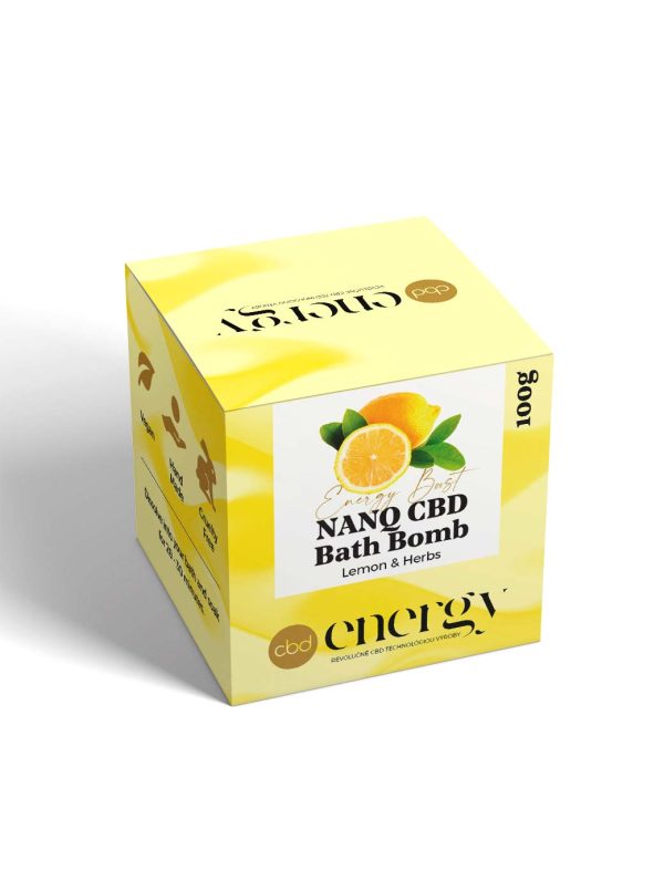 NANQ CBD guľa do kúpeľa - Lemon