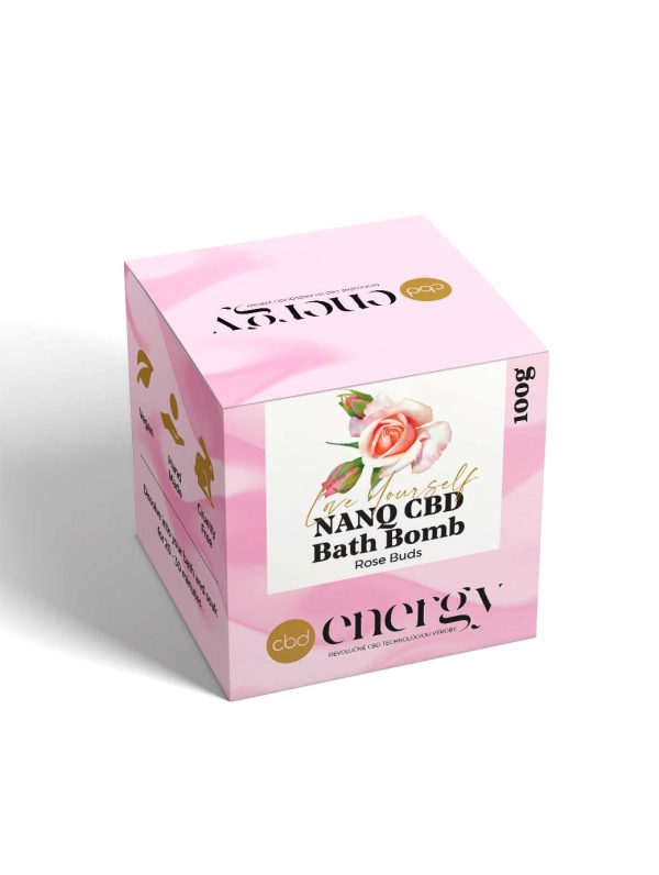 NANQ CBD guľa do kúpeľa - rose buds